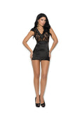 V Neck Chemise W/ Cap Sleeves