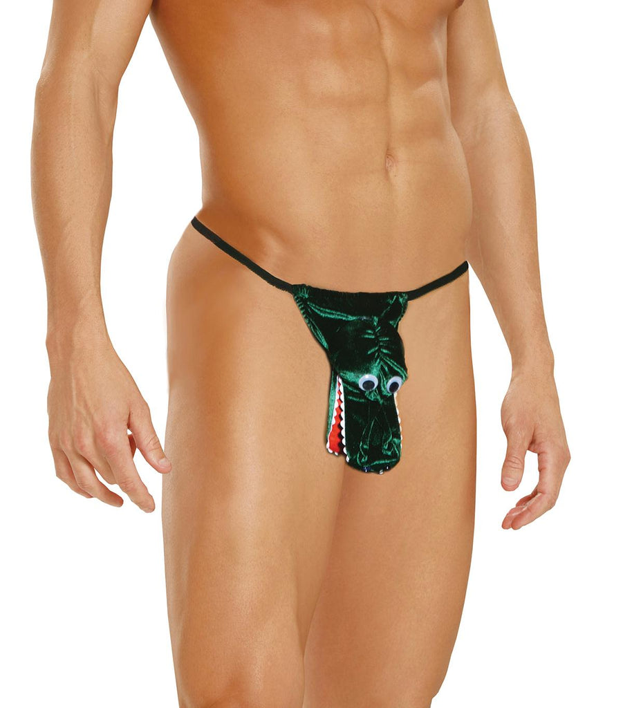 Men's alligator pouch.