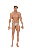 Men's Silver Lame' Thong