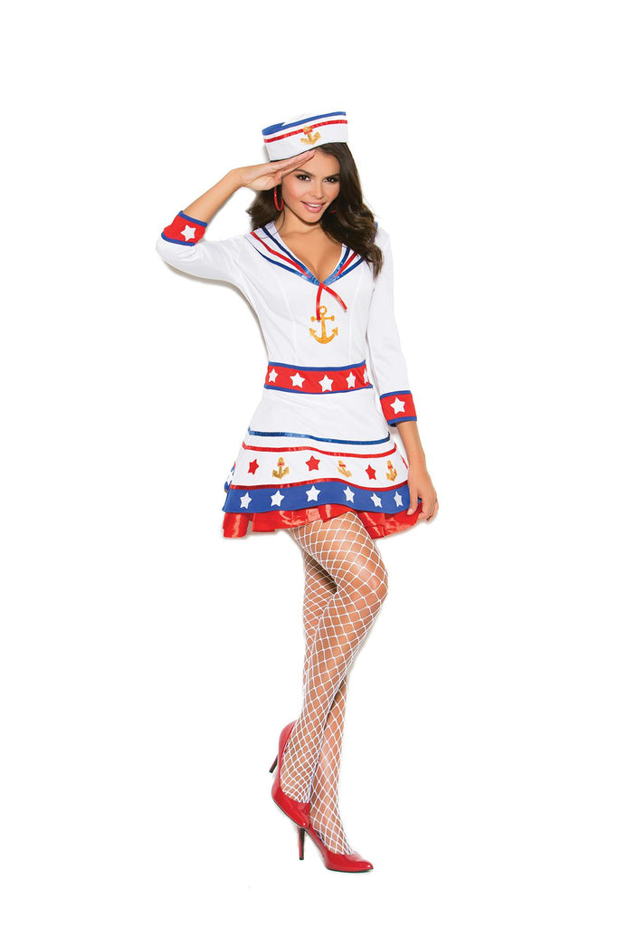 Harbor Hottie - 2 pc. costume includes dress and hat.