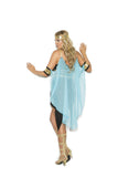 Queen Of The Nile - 3 pc. costume includes dress with attached belt and cape, headband and neck piece.
